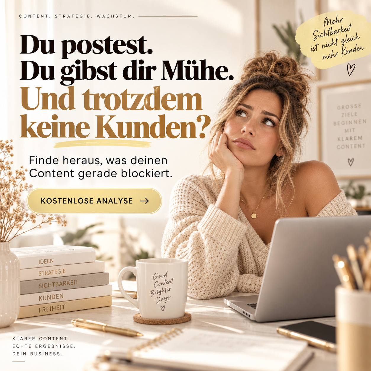 Content Strategie für Instagram: Warum dein Content keine Kunden bringt